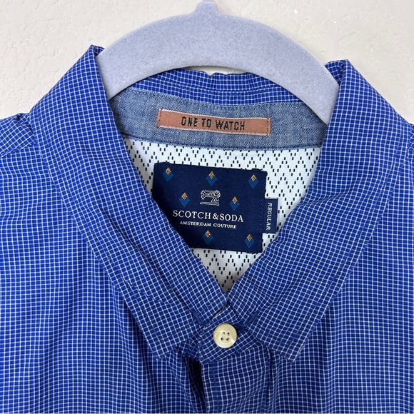 SCOTCH & SODA Men Regular Fit Shirt Size Large - Picture 4 of 9